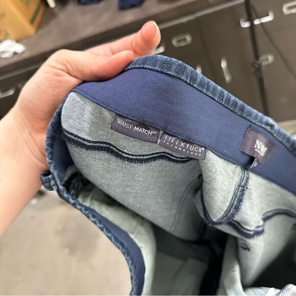 NYDJ Capri Denim Jeans 3X Slip On Cropped - Picture 3 of 5